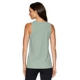 thumbnail image 3 of RBX Active Women's Tunic Ribbed Side Ultra Soft Tank Top, 3 of 4