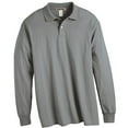 thumbnail image 4 of JERZEES SpotShield 50/50 Long Sleeve Polo, 4 of 5