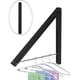 thumbnail image 4 of Perchero retráctil para ropa Laklulu Anjuer, perchero plegable para colgar en la pared, escurridor de platos para lavandería, armario de almacenamiento de aluminio, fácil instalación (negro), 4 of 5