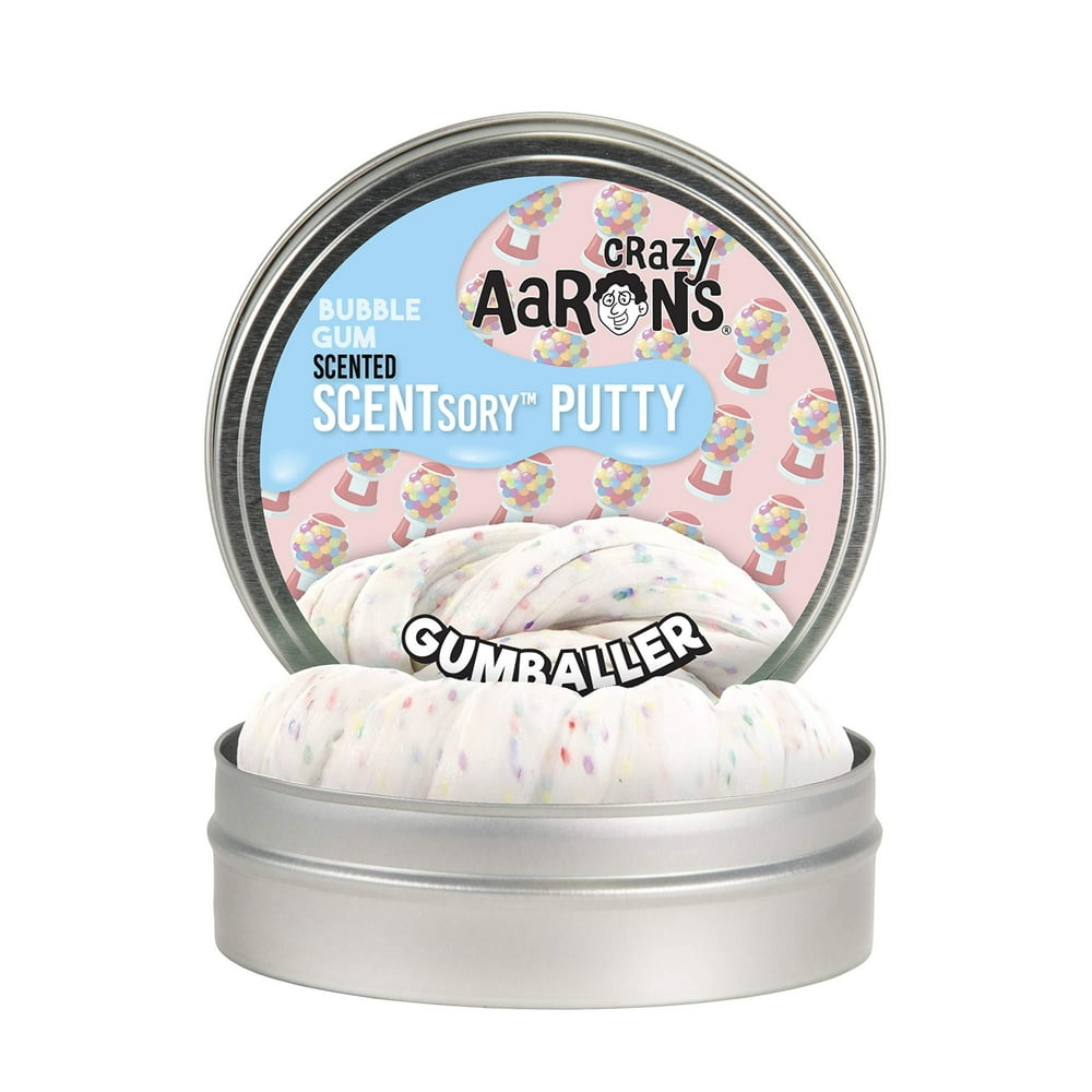 Crazy Aaron's Thinking Putty 2.75" Tin Bubblegum Scented Putty