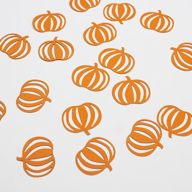 500 piezas de confeti de Halloween naranja y negro, confeti de araña de calabaza para decoración de mesa de fiesta, suministros para fiesta de Halloween