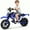 Blue, variant on FLYPKIN MT750 Dirt Ride on Motorcycle- Red with Decals,300W Motor up to 10 mph Speed, 2600mAh Battery Electric Dirt Bike for Child 3-10 Yeas