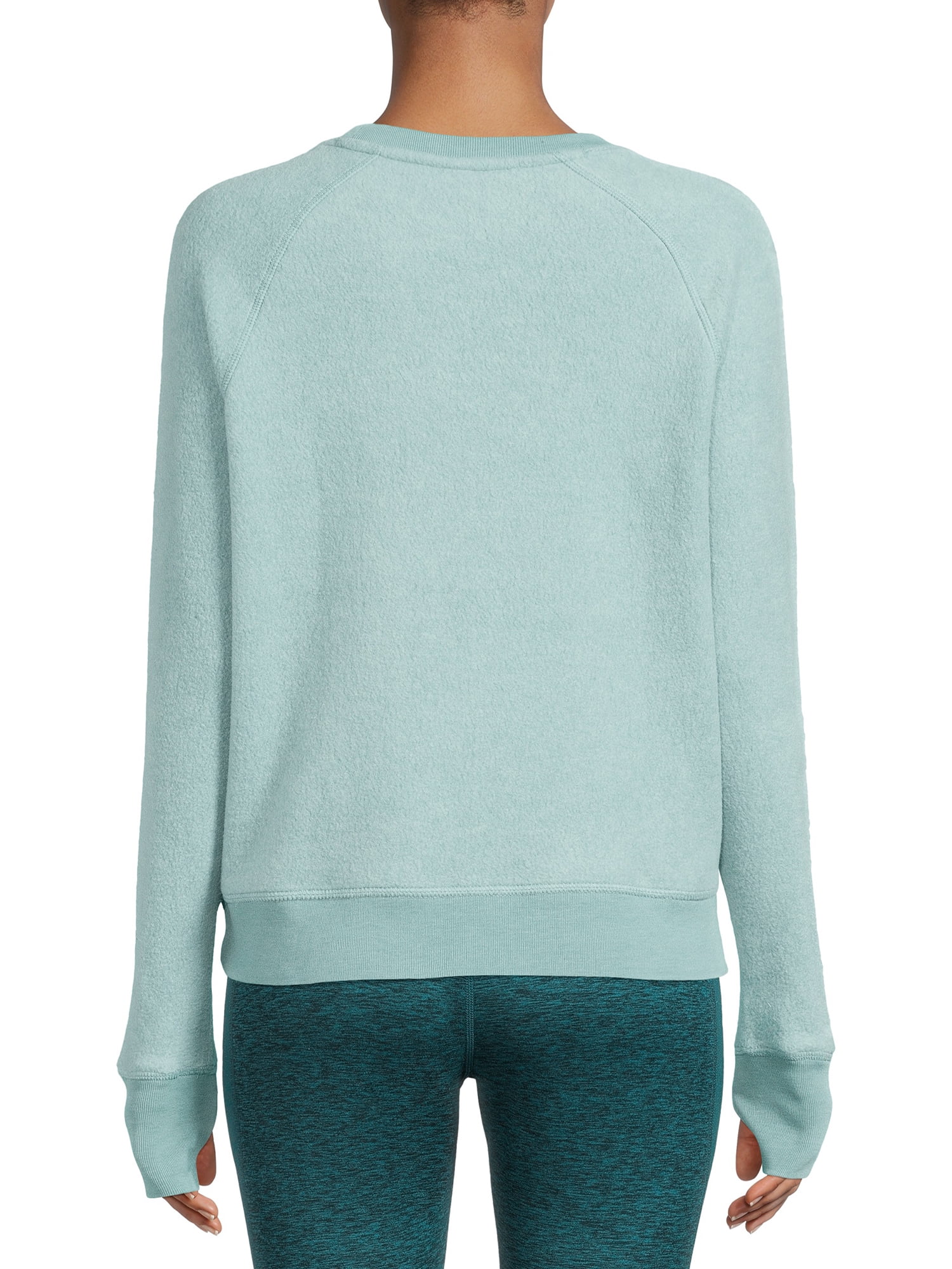 Avia Women's Fleece Pullover Top with Long Sleeves