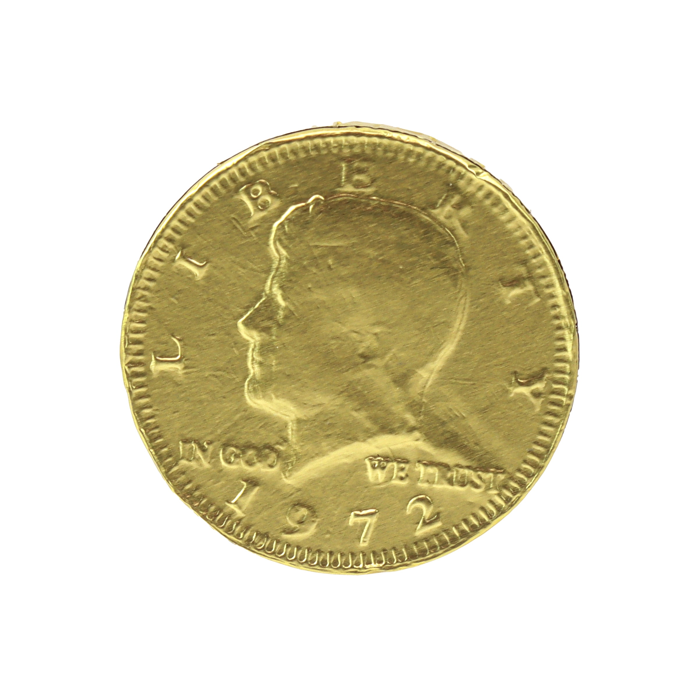 (4 pack) Frankford Solid Milk Chocolate Foiled Gold Coins in Mesh Bag, 1.5 ounces