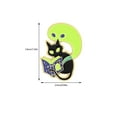 thumbnail image 3 of Fun Specters Stories Enameled Lapel Badge with Glows Effect for Dark Humor Fashion Accessory Gift, 3 of 9