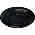 thumbnail image 3 of Ekena Millwork 12 5/8"OD x 1 1/8"P Federal Roped Small Ceiling Medallion (Fits Canopies up to 6"), Hand-Painted Black Pearl, 3 of 7