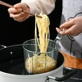 thumbnail image 3 of unbranded Cucharón Colador De Acero Inoxidable Para Fideos Con Mango Y Práctico, 3 of 6