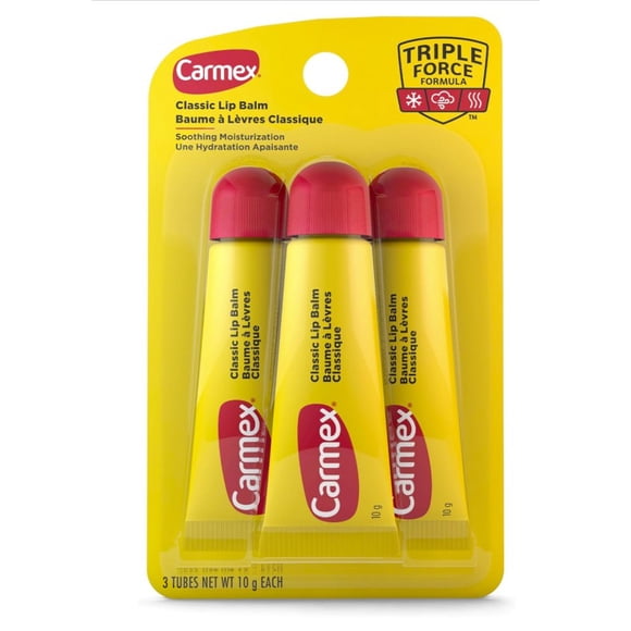 Carmex Classic Flavour Squeeze Tube 3 PacK