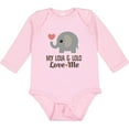 thumbnail image 3 of Inktastic My Lola and Lolo Love Me Grandbaby Boys or Girls Long Sleeve Baby Bodysuit, 3 of 5