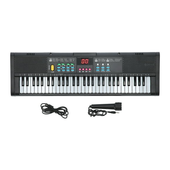 Clavier Piano, 61 Touches Clavier Piano Instrument Multifonctions Piano Composants Électroniques Clavier Piano Instrument pour Studio pour Enfants