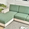thumbnail image 2 of 1pc Waterproof Large Leaf Jacquard Sofa Cover, Couch Cover, All Seasons Universal Simple Modern Dustproof Sofa Slipcover, Anti Cat Scratch Cover, Retractable, Washable, Durable Elastic Bedroom Office, 2 of 4