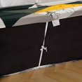thumbnail image 3 of Footrest Stool Slipcover Stretch Case Protector for Kitchen Hotel seat cover Decor Style E, 3 of 9