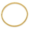 thumbnail image 2 of 14K Yellow Gold bracelet Bangle Diamond-cut 6 in 5 mm, 2 of 3