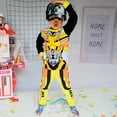 thumbnail image 3 of Conjunto de Pijamas de manga larga para niños y niñas, ropa de dormir con dibujos animados de Transformers, 2 piezas, otoño, 3 of 4