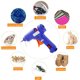 thumbnail image 2 of Pistolas de pegamento, mini pistola de pegamento caliente Kit de pistola de pegamento de fusión de alta temperatura con 25 barras de pegamento Gatillo flexible para proyectos de manualidades pequeños, 2 of 6