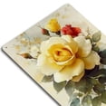 thumbnail image 7 of Vintage Floral Sign - Weatherproof, Reusable Wall Decor for Indoor/Outdoor Use, Pre-Drilled for Easy Hanging, Perfect for Home &amp; Garage - 8x12 Inches, 7 of 7