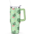 thumbnail image 2 of Cactus Tumbler with Handle and Straws 40 OZ Vacuum Insulated Travel Mug Birthday Present for Women Girls Daughter Mom Gifts for Him/Her Coffee Mugs, 2 of 7