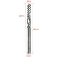 thumbnail image 2 of 10pcs Tungsten Carbide Spiral End Mills Single Flute Milling Cutter CNC Router, Aluminum Cutter Carbide Router Bits 4mm Shank for Aluminum Acrylic PVC MDF Plastic, 2 of 9