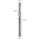 thumbnail image 1 of Fresas en Espiral de CARBURO DE TUNGSTENO, FRESA DE FLAUTA Única, Brocas de Enrutador CNC, Vástago de 4 mm, 10 piezas, para acrílico, PVC, MDF, Madera, 1 of 7