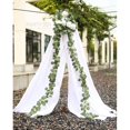 thumbnail image 4 of Guirnalda de eucalipto de seda sintética de vides artificiales de 6,6 pies, telón de fondo de boda, arco, decoración de pared Sincero  Hogar, 4 of 5