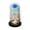 Blue, variant on CaiTeLin Glass Dome with Gold Foil Rose Ornament, Creative Decoration for Women's Day, Valentine's Day and Birthday Gifts, Home Table Centerpiece for Bedroom, Living Room, Party, Event