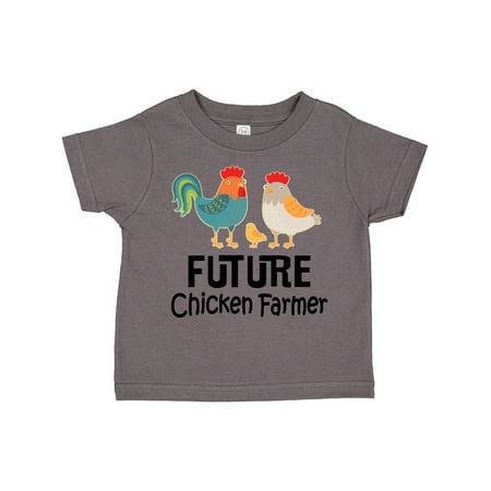 

Inktastic Future Chicken Farmer Childs Gift Toddler Boy or Toddler Girl T-Shirt