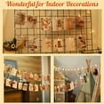 thumbnail image 4 of QUTETN 50LEDs Photo String Light, Warm White 16.4ft Battery Powered Fairy Light with 52 Clear Clips & 10 Hooks On Wall for Hanging Picture Dorm Bedroom Party, 4 of 4