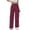 Wine, variant on FRSASU Women's Wide Leg Pants Stretchy Work Dress Pants High Waist Business Casual Slacks Trousers with Pockets Navy-A