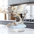 thumbnail image 5 of DefiDgd Bohemian Style White Dragon Table Standing Ornament,2D Acrylic Sign with Base for Home Office Tabletop Centerpiece Decor,Ideal Gift for Friends Lovers Family(A), 5 of 6
