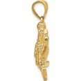 thumbnail image 2 of 10K Yellow Gold Blue Crab Pendant (Width 31) (Length 32.5) - Jbsp, 2 of 5