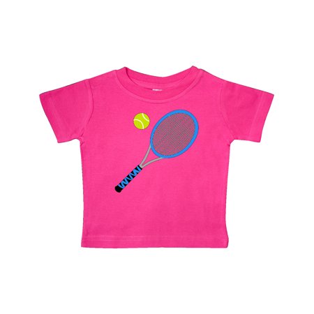 

Inktastic Blue Tennis Racket and Ball Gift Baby Boy or Baby Girl T-Shirt