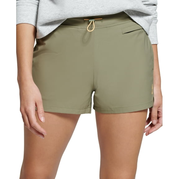 Bass Outdoor Womens Greenstone Drawcord Shorts Olive L