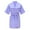 Purple, variant on Chenyin Toddler Kids Girls Boys Silk Stain Robe V-Neck Soft Bathrobe Teen Spring Summer Night-Robe Pajamas Sleepwear for 2-14 Years