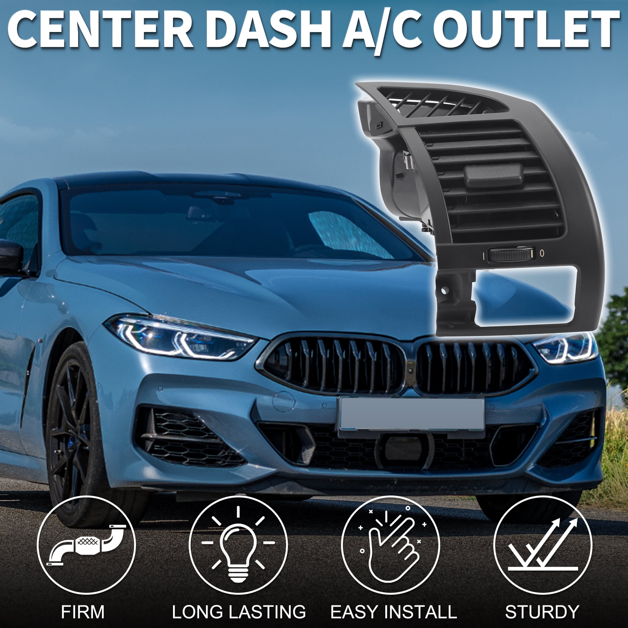 Unique Bargains Center Dash Front Right A/C Outlet Panel for BMW Z4 1 Piece Replacement