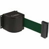 Lavi Industries 50-3015WB-18-FG Wall Mount 18 ft. Retractable Belt Barrier, Forest Green