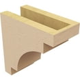 thumbnail image 5 of 4"W x 8"D x 8"H Classic Mediterranean Rough Cedar Woodgrain TimberThane Corbel, Primed Tan, 5 of 6