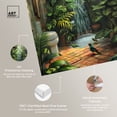 thumbnail image 4 of Waterfall Bathroom Canvas Jungle Bathroom Art by Art Remedy, Gallery Wrapped, 30" x 45", 4 of 7