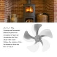 thumbnail image 3 of Durable Lightweight Stove Fan Blade, 5 Blade Design Enhances Air Circulation, Improves Heating Efficiency, Simple Installation, 3 of 8