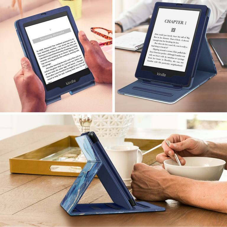 Fintie Case pour 6.8 Kindle Paperwhite 11th Generation-2021 et Kindle  Paperwhite Signature Edition - [Corner Protection] Hard Back Shell Cover  avec