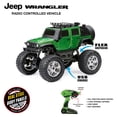 thumbnail image 6 of New Bright (1:10) Jeep Wrangler Battery Radio Remote Control Heavy Metal 4X4 Truck, Green, 21098U-G Child, 6 of 13