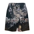 thumbnail image 6 of Attack On Titan Men's Short Pajama Pants Soft Trendy Sleep Shorts Breathable Ice Silk Lounge Shorts S, 6 of 8