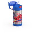 thumbnail image 2 of Thermos Kids Bouteille d'eau isolée sous vide avec paille rabattable, 355 ml, Spiderman, 2 of 10