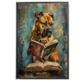 thumbnail image 2 of Boerboel Decor Poster Unframe, Boerboel Dog Canvas Wall Art, Dog Reading Book Canvas Print Painting Poster Wall Decor Dog Lovers Gifts, 2 of 6