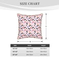 thumbnail image 4 of Haiem Cartoon Cat And Heart Print Velvet Soft Solid Decorative Square Throw Pillow Covers Set with Elegant Piping Christmas Cushion Case for Sofa Bedroom Car-18"x18", 4 of 8