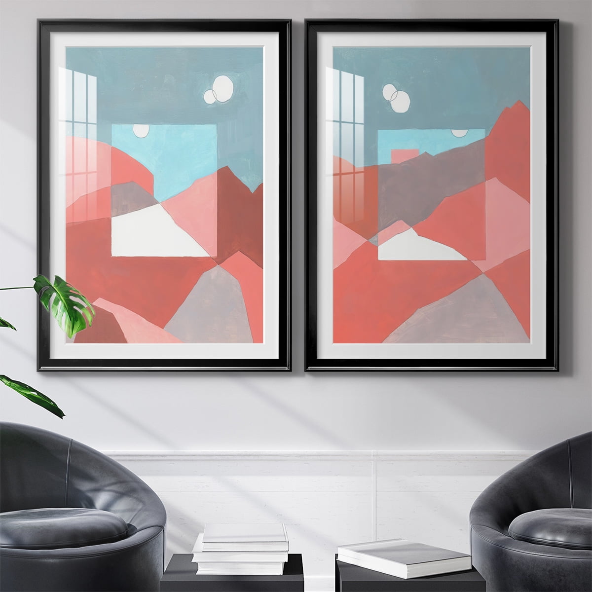 Wexford Home Desert Dreamscape I Premium Framed Print, 18.5" x 24.5" - Ready to Hang, Black (Set of 2)