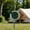 Pine green, variant on WIERPOP Temporary Drying Line Round Winding Reel, Portable Quick-Setup Design for Hotel Stays, Camp Laundry, Small Apartments