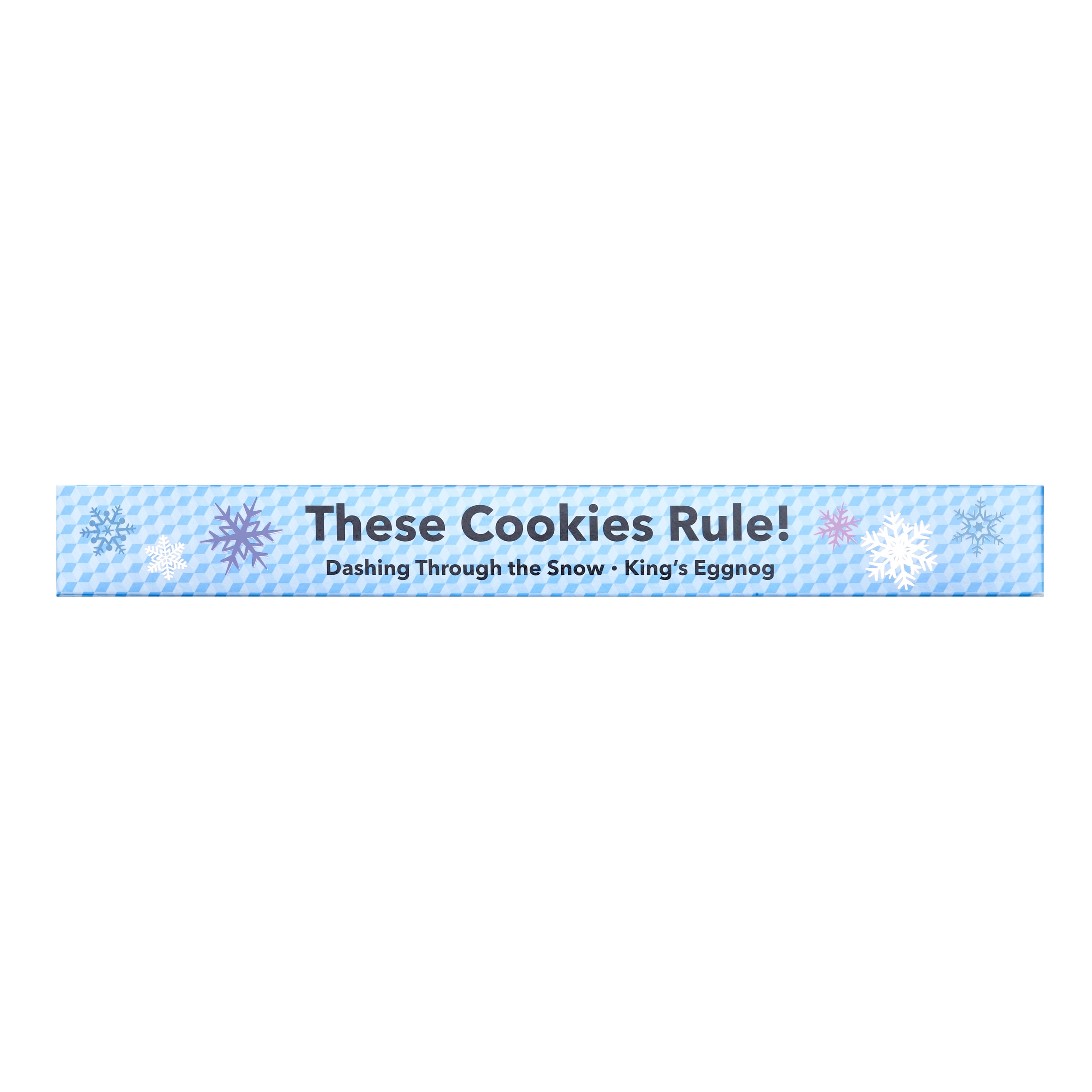 King Krumb Dashing Through The Snow and King's Eggnog Bakery Cookies, 11oz, 2 Count, Baked, Shelf-Stable, Ready to Eat
