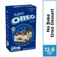 JellO No Bake Oreo Dessert Kit with Filling Mix, Crust Mix & Cookie