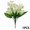 Green, variant on Artificial Lilies Bouquet Realistic Fabric Flowers with Green Leaves for Wedding Home Decor