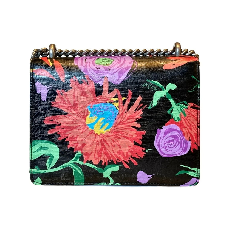 Floral Print Gucci Clutch Bag Flowers Gucci GG Supreme Small